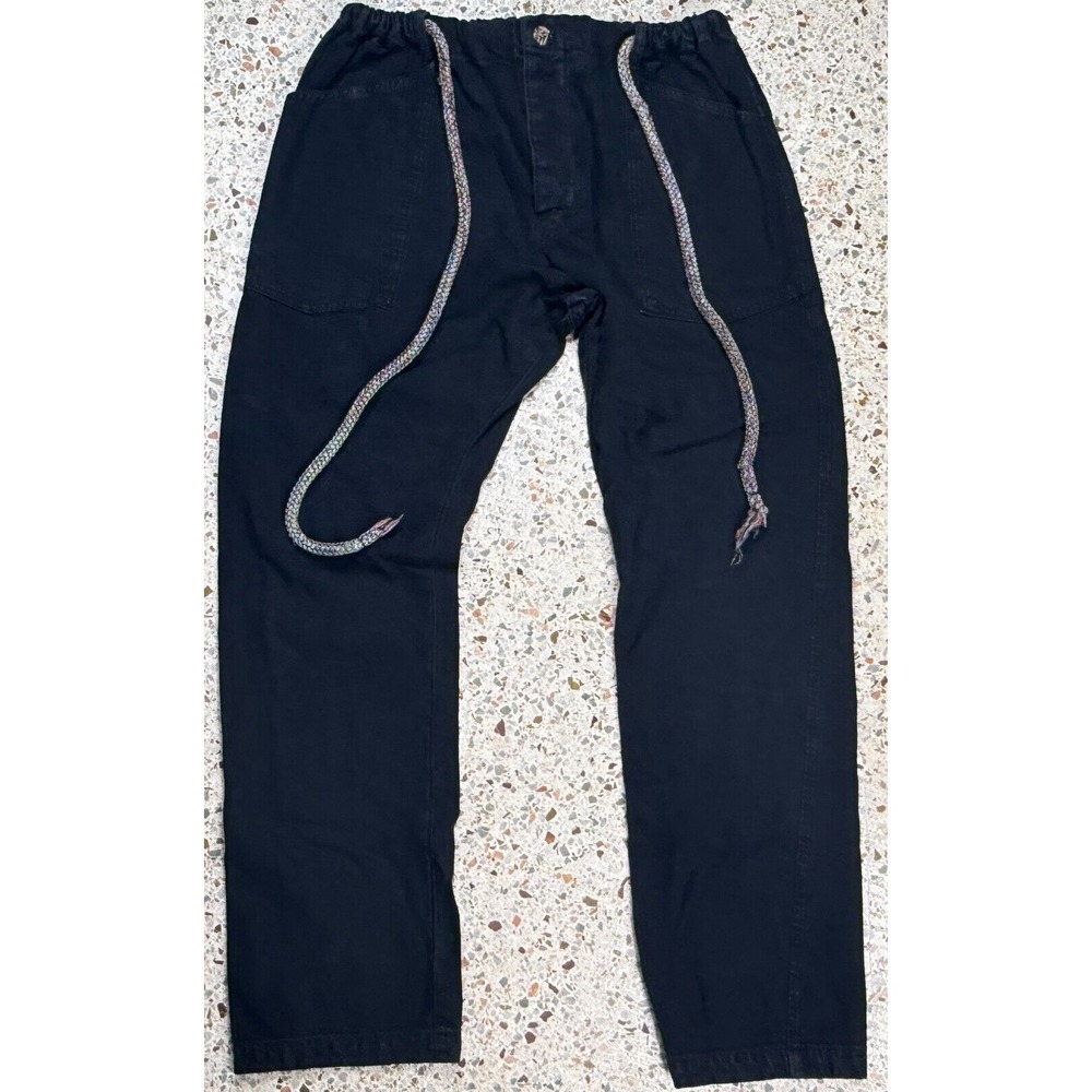 Dr. Collectors Hollywood Men's Drawstring Waist Black‎ Pants Size Medium (29x29)